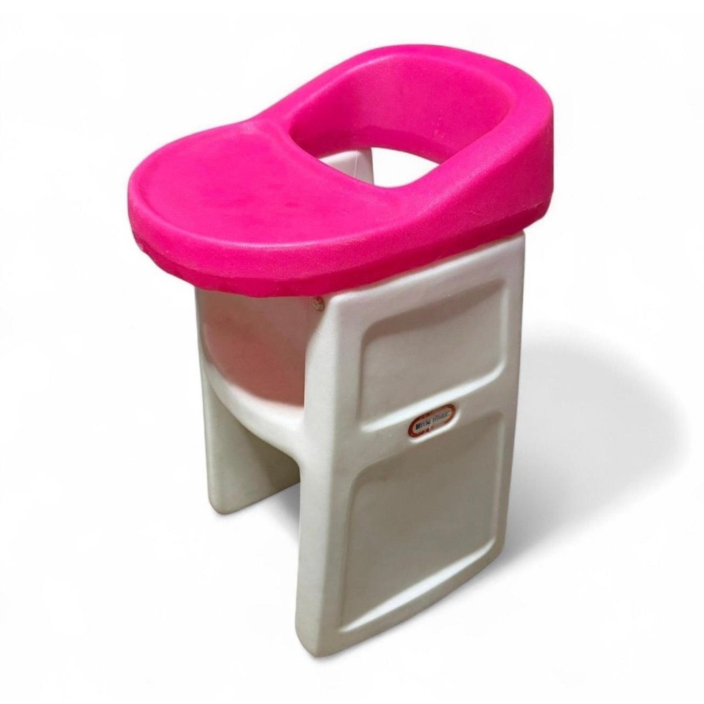 Little Tikes Doll High Chair Pink White Vintage 2008 Pretend Play Furniture 24"